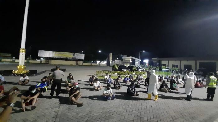 Lagi, 301 Pelanggar Jam Malam Terjaring Razia Polres Sidoarjo