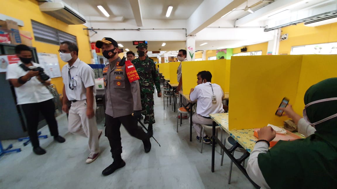 Kapolres Pasuruan Sidak PT AJI, Temukan Kekurangan Penerapan Protokol Covid-19