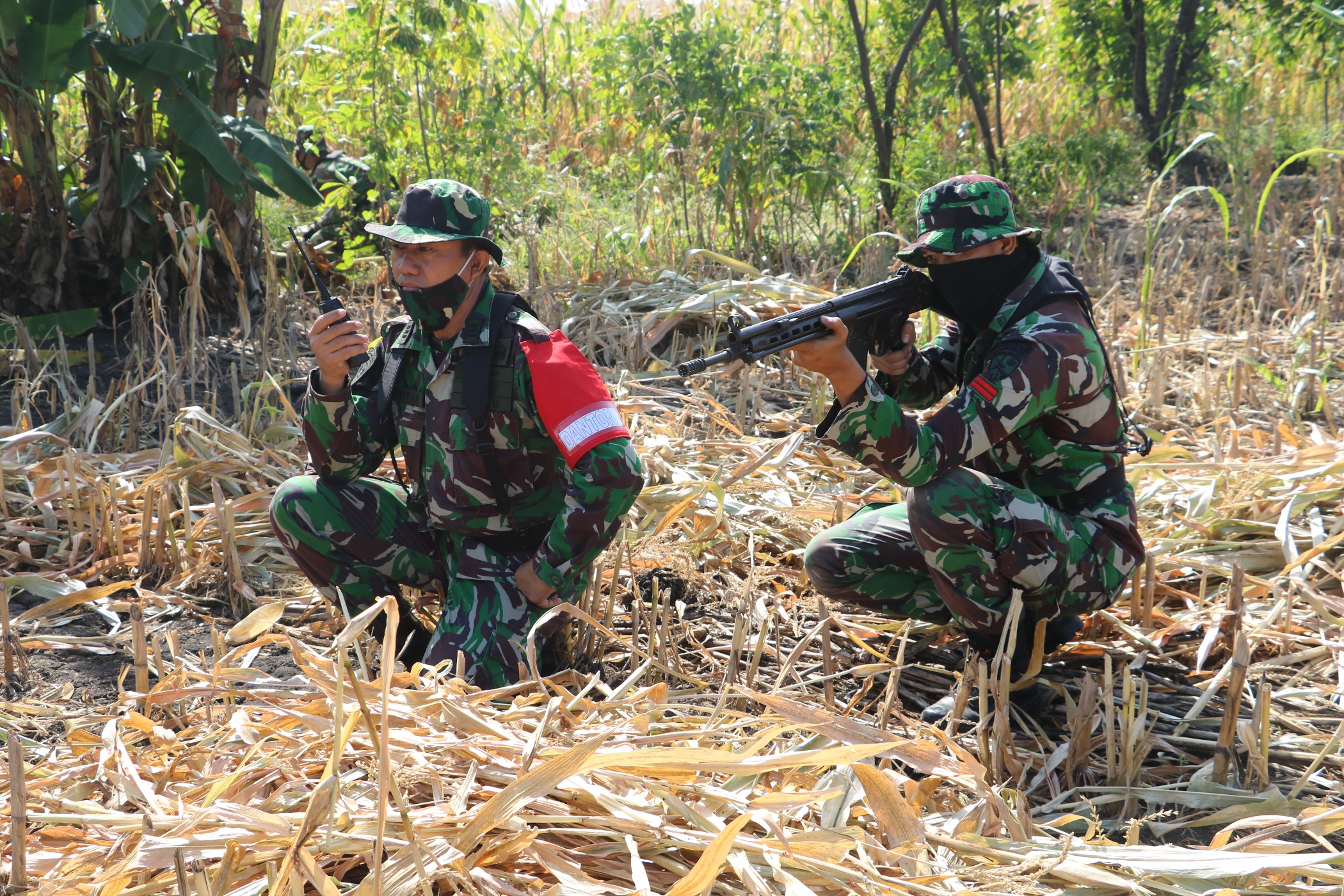 Danlanud Muljono Buka Latihan Pertahanan Pangkalan