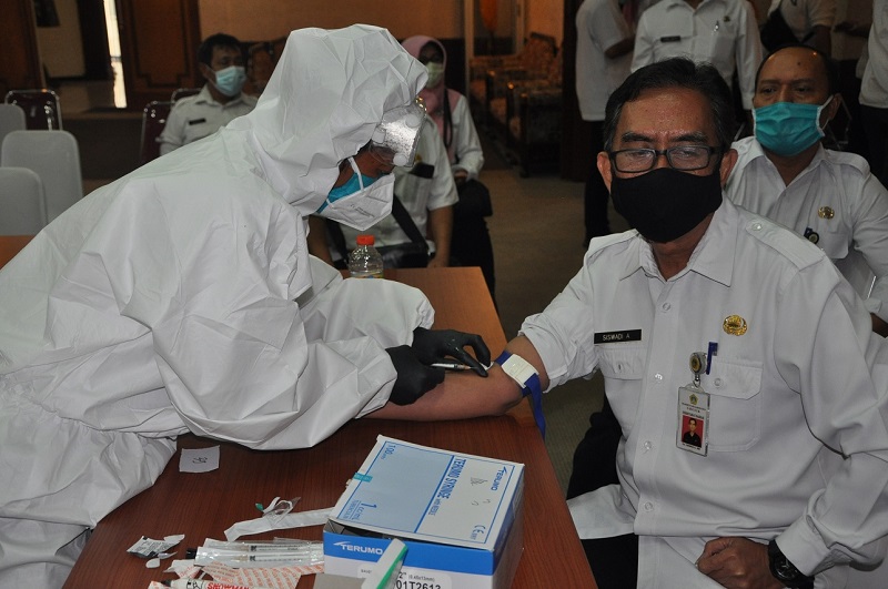 Pejabat Pemkab Gresik Eselon II dan III Setingkat Camat Mendadak Dirapid Tes