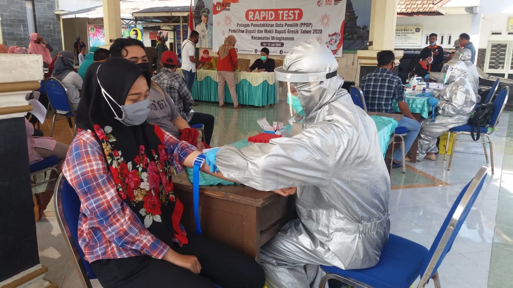 Digelontor Tambahan Anggaran Rp 6 M, Petugas Coklit Dirapid Tes