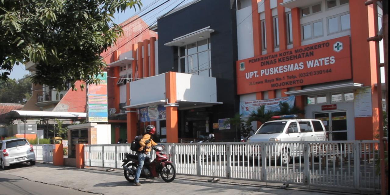 Sempat Dilockdown, Puskesmas Wates  Mojokerto Akhirnya Dibuka Kembali
