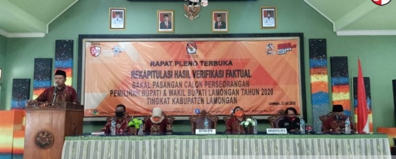 Suhandoyo-Muhammad Suudin Resmi Cabup-Cawabup Independen Lamongan