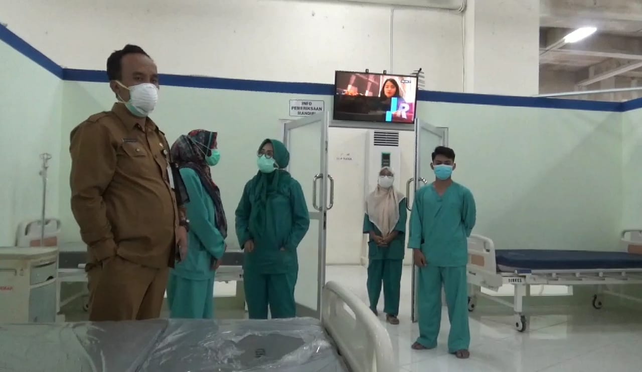 Siap Tampung Ratusan Pasien Covid-19, Sepuluh Pasien Dipindahkan