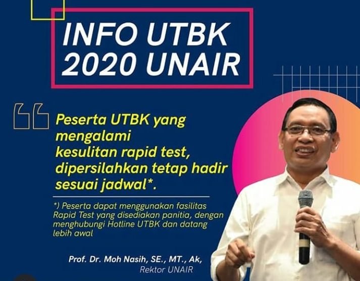 Unair Fasilitasi Rapid Tes Calon Mahasiswa