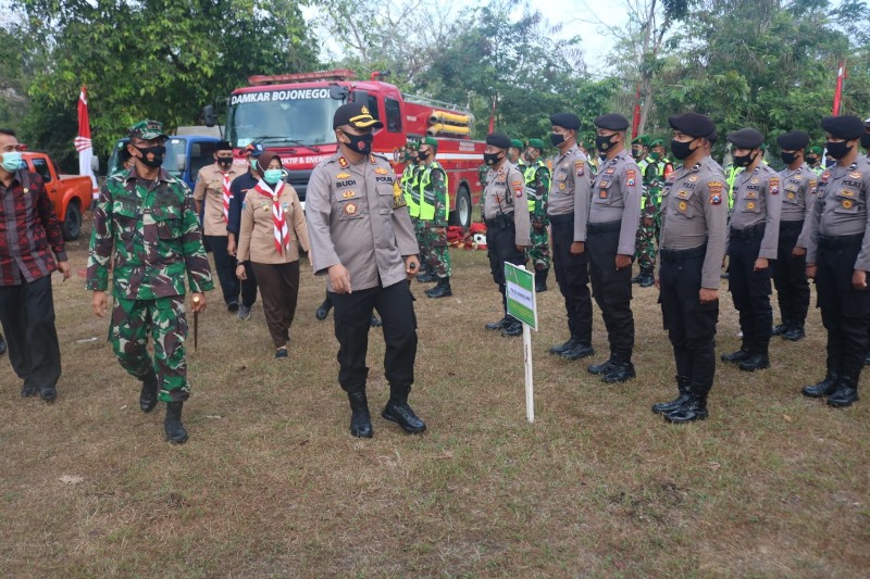 Kepada Pasukan Pramuka, Kapolres Sampaikan Amanat Bupati Bojonegoro