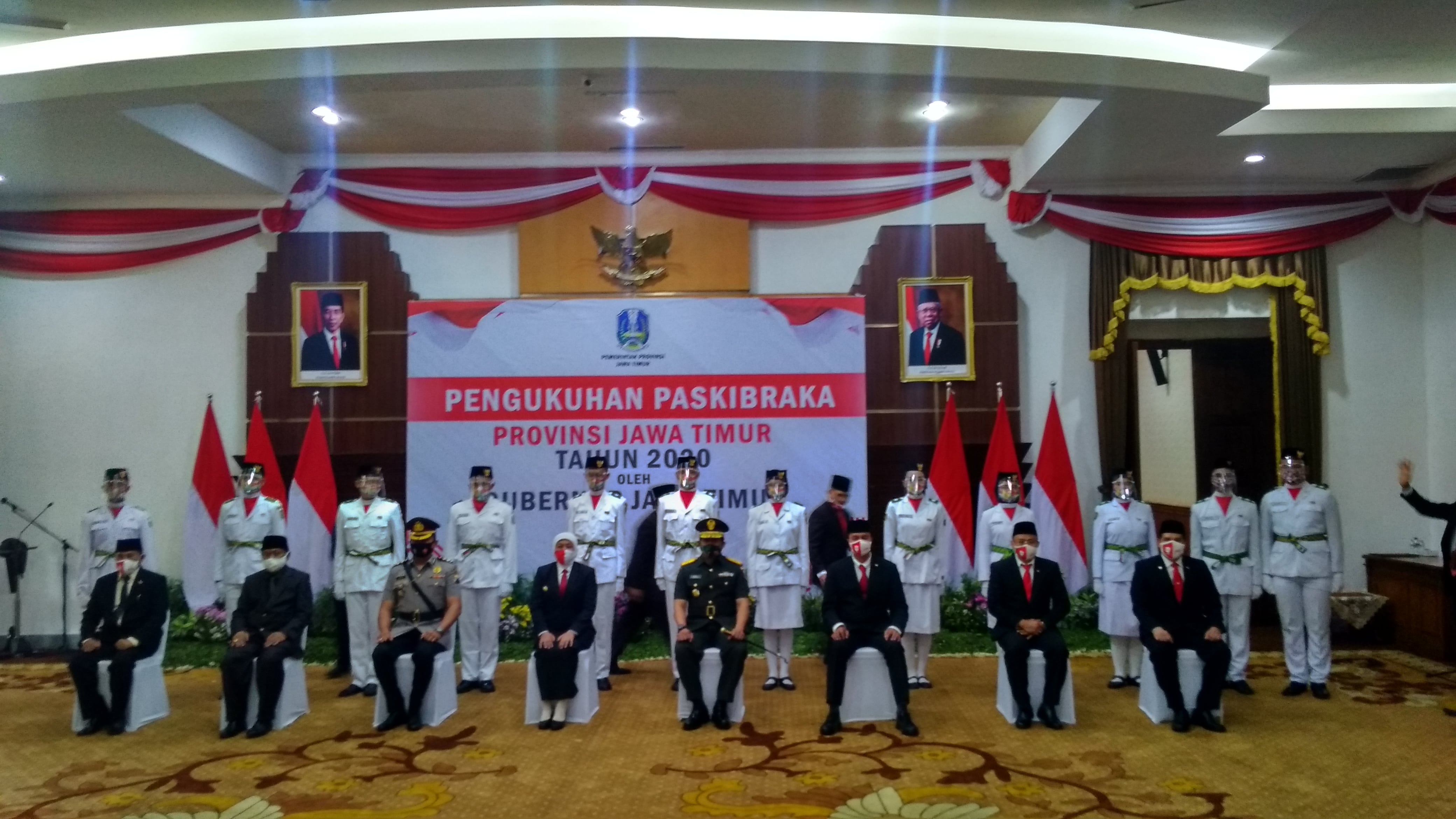 10 Paskibraka Jatim Siap Bertugas Di HUT RI Masa Pandemi