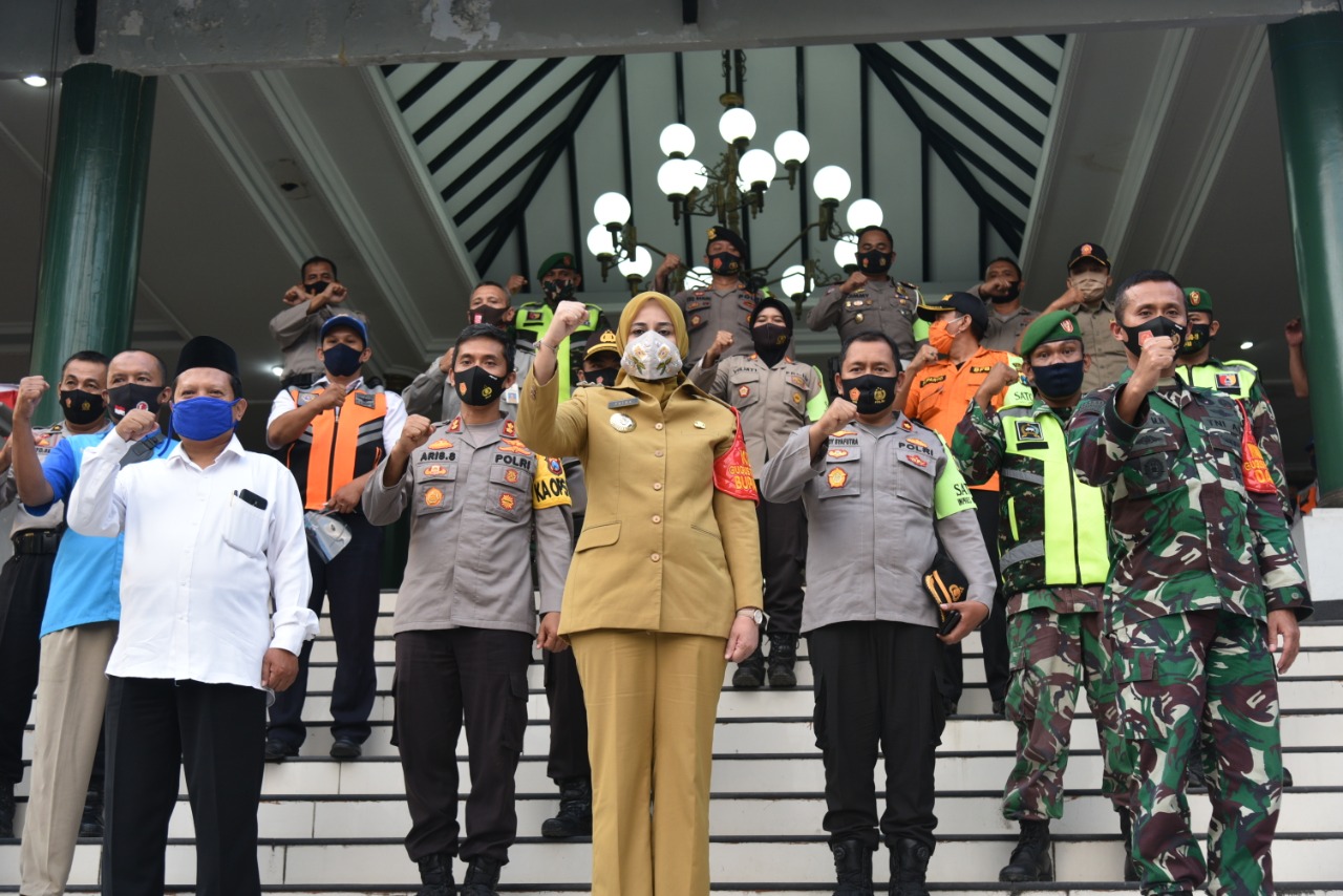 Siap-siap, TNI-Polri Bersama Pemkab Jember Terapkan Penindakan Bagi Pelanggar Protokol Covid-19