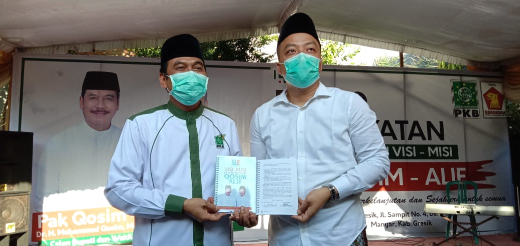 Hormati Aturan KPU, Pasangan QA Daftar  ke KPUD Minggu Pagi Tanpa Massa dan Terapkan Protokol Kesehatan