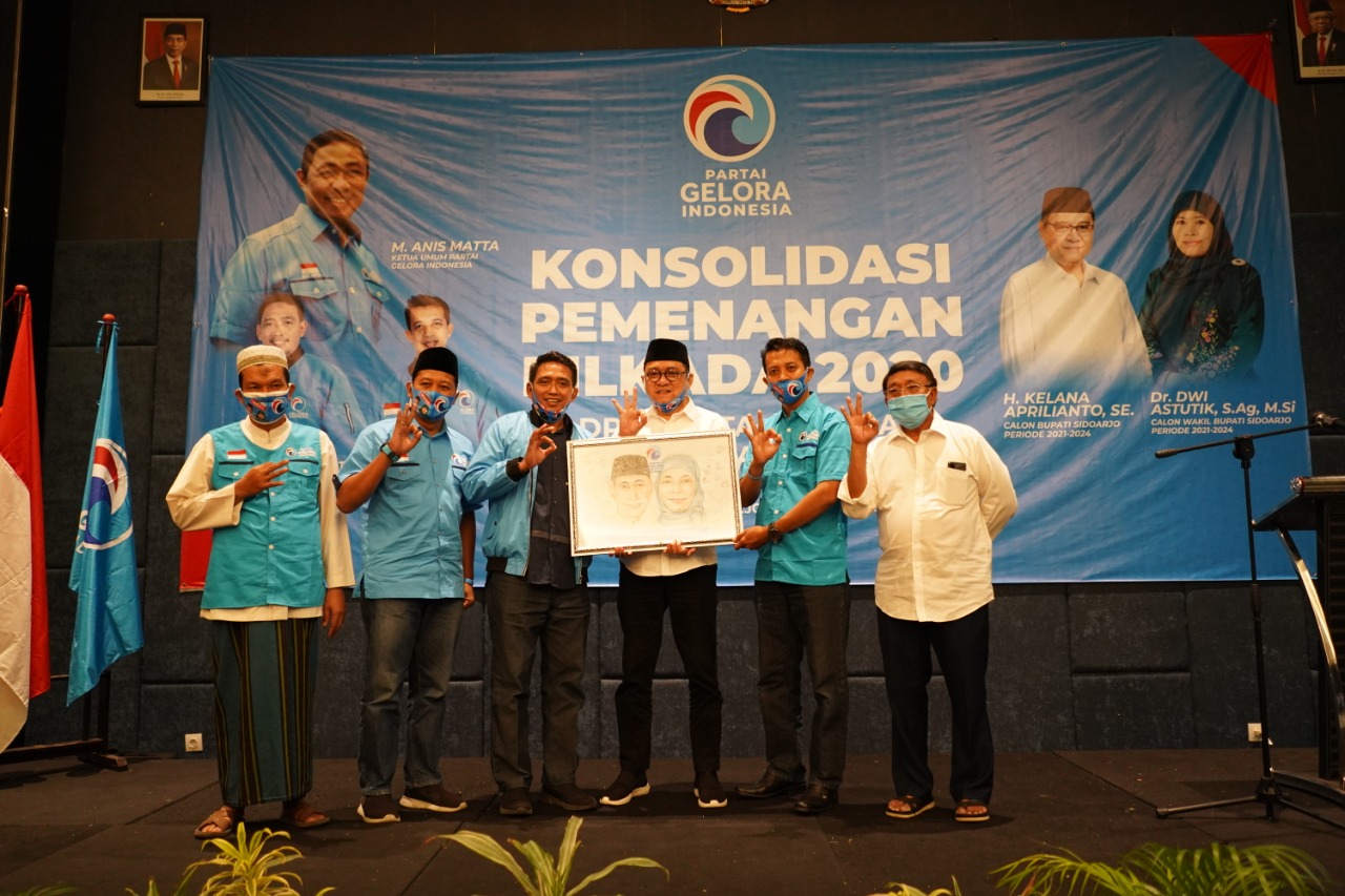 Partai Gelora Sidoarjo Konsolidasi Pemenangan Calon Bupati – Wakil Bupati Sidoarjo Kelana Aprilianto - Dwi Astutik