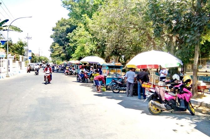 Iuran PKL Stadion Gelora Bangkalan Bermasalah, Pengurus Bingung