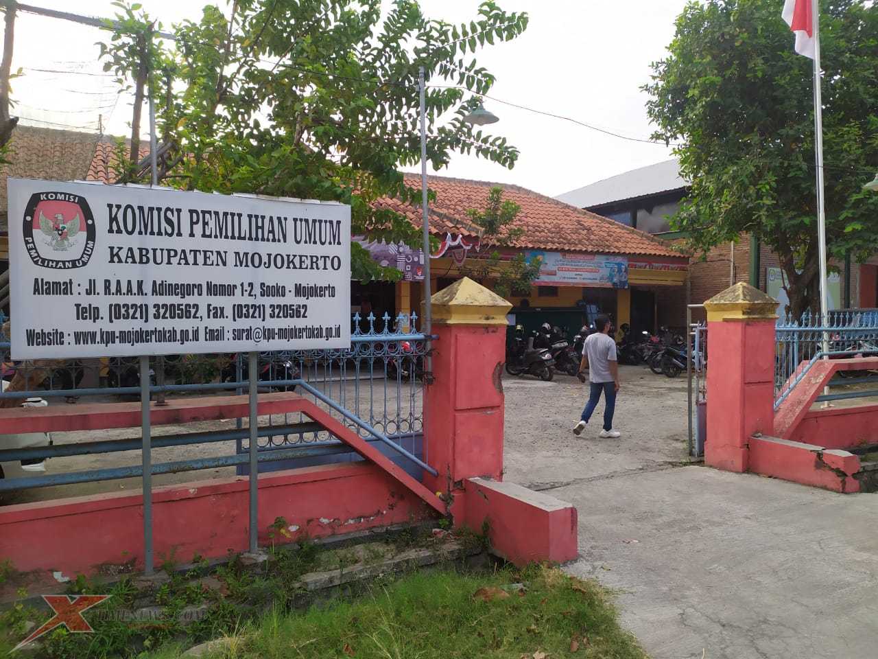 Dua Paslon Cabup Mojokerto Daftar ke KPUD Mojokerto Hari Ini