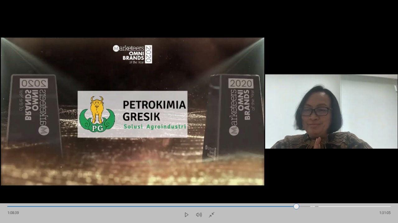 Petrokimia Gresik Raih Penghargaan dalam Marketer Omni Brand of The Year