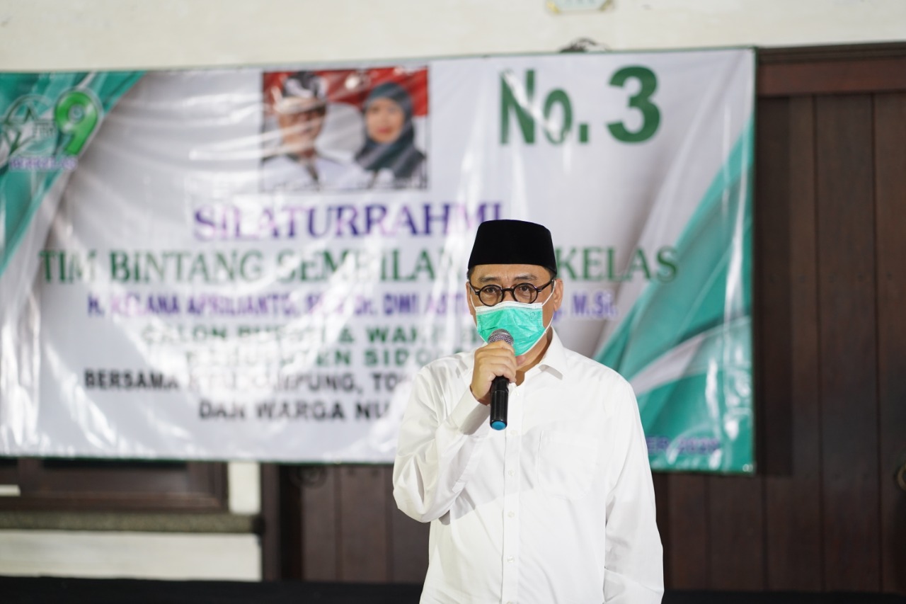 Calon Bupati Sidoarjo Kelana Aprilianto Siapkan Langkah Jitu Untuk Pelaku UMKM yang Terdampak Pandemi
