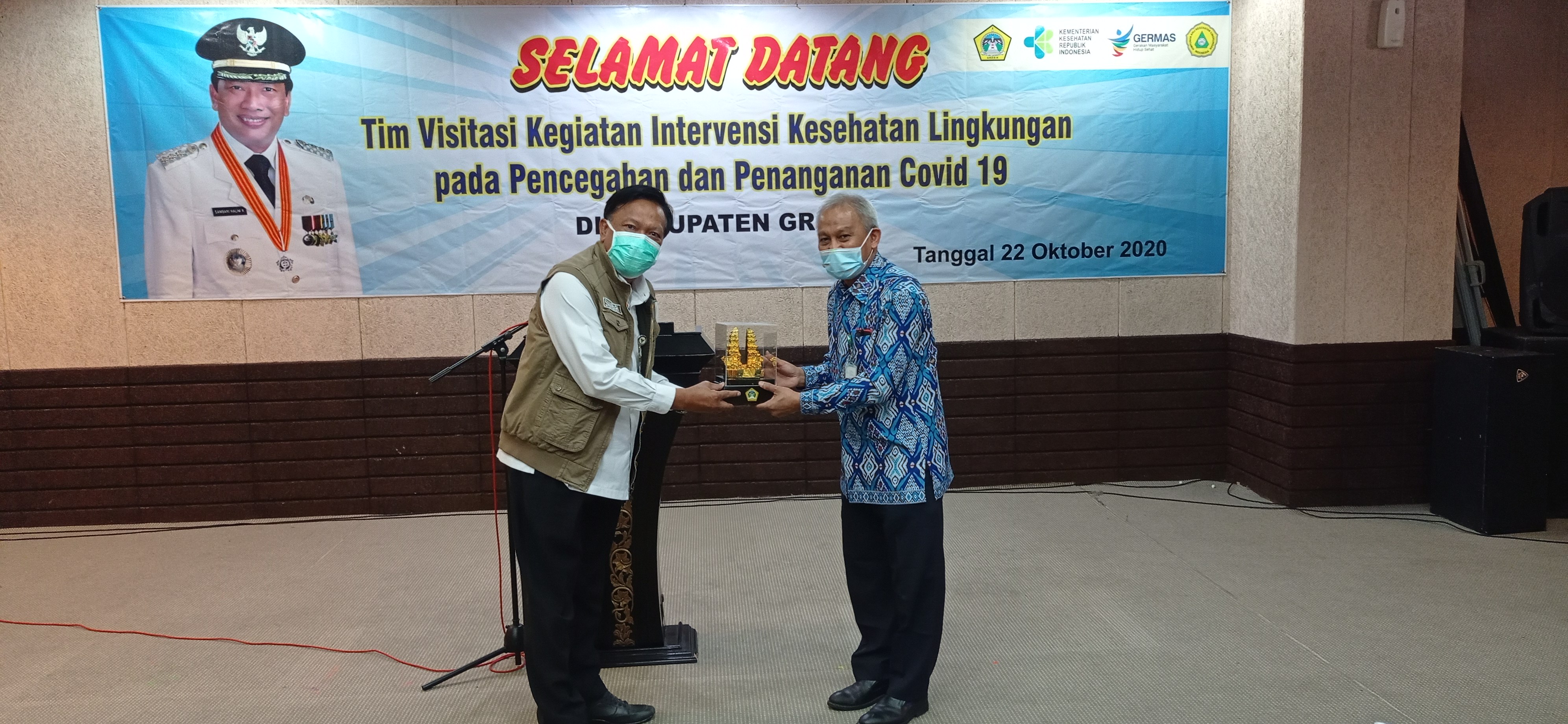 Kabupaten Gresik Maksimalkan Intervensi Kesehatan Lingkungan Untuk Pencegahan dan Penanganan Covid-19