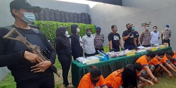 Amankan 8,8 Kg Sabu, Polrestabes Surabaya Bongkar Jaringan Bisnis Barang Haram