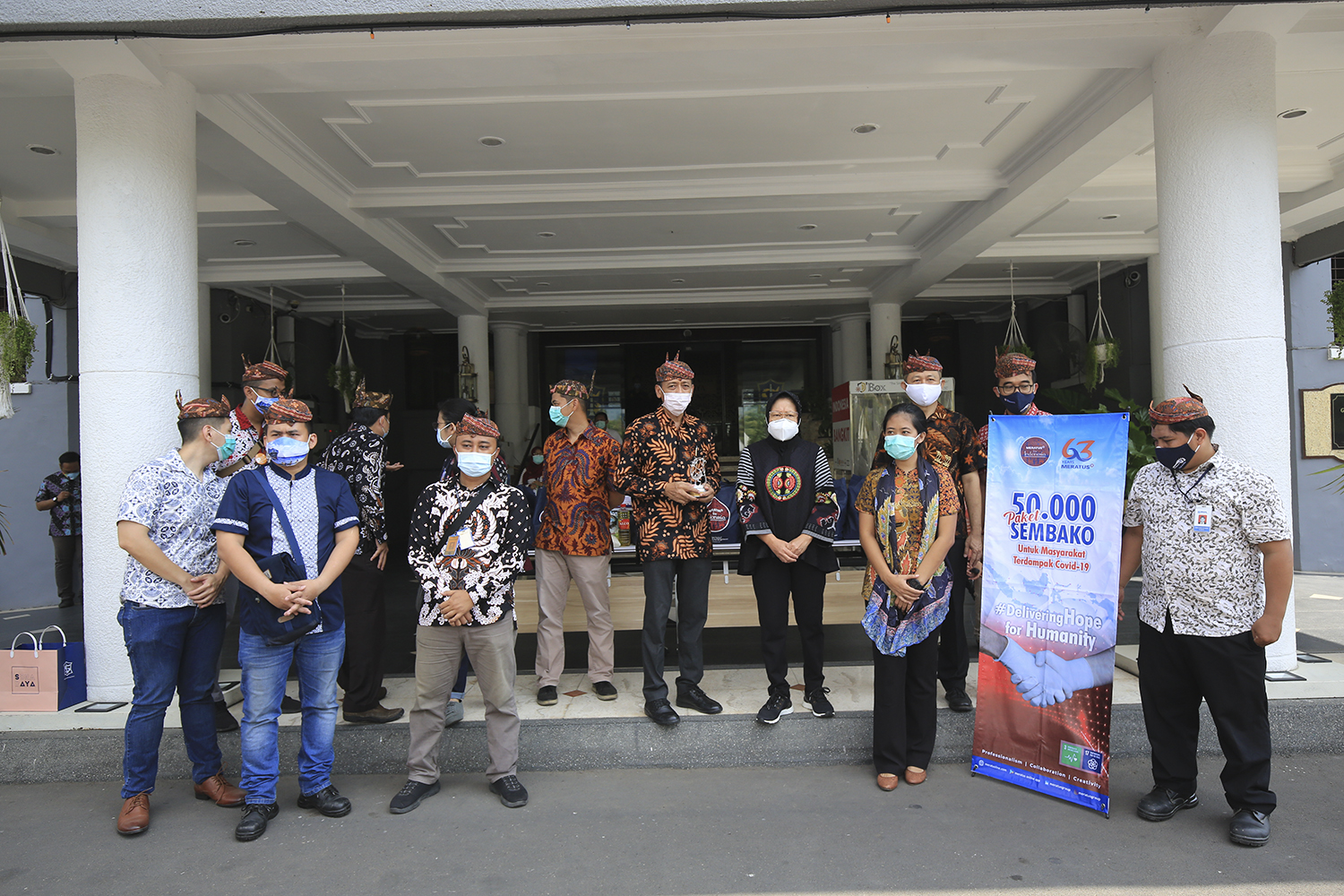 Pemkot Terima Bantuan 15 Ribu Paket Sembako dari Meratus Line