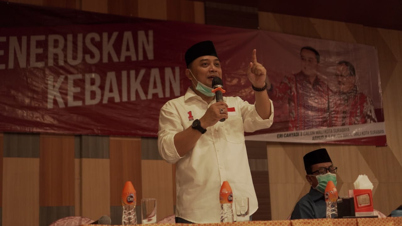 Di Hadapan Kepala Sekolah Swasta, Eri Janji Sejahterakan Guru dan Siswa
