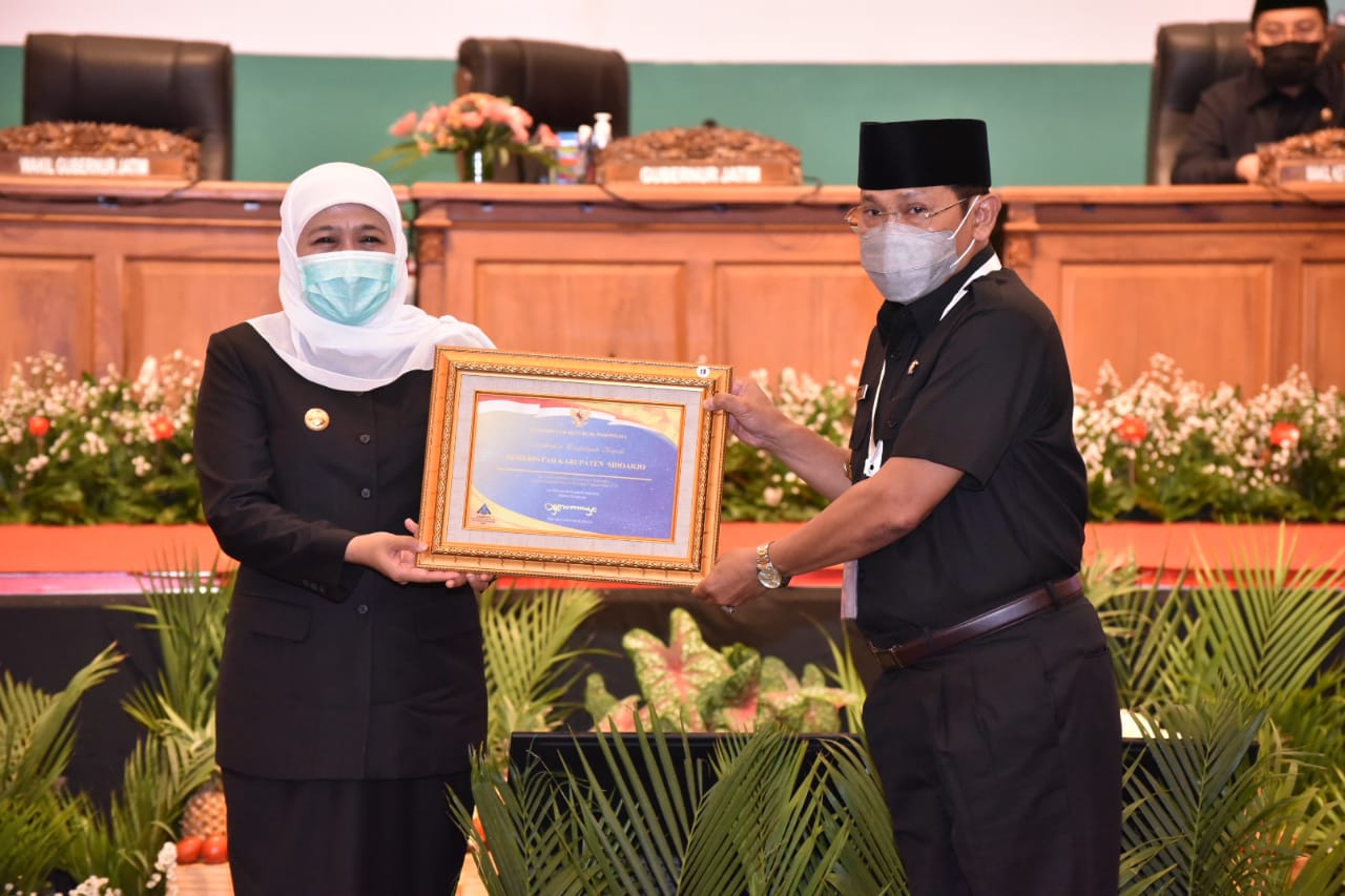Sidoarjo Raih WTP Tujuh Kali Berturut-Turut, Ini Pesan Pj Bupati