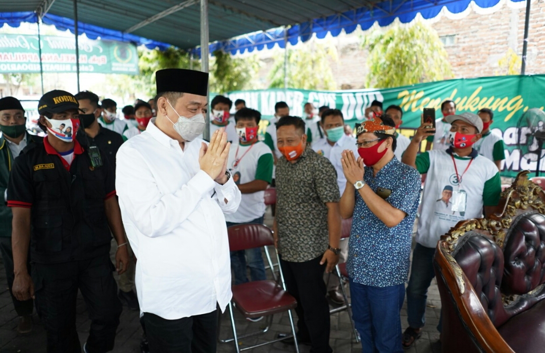 Barikade Gus Dur  Sidoarjo Ikrar Menangkan Paslon Nomor 3 Kelana Aprilianto - Dwi Astutik