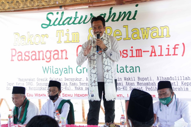 Warga Panceng Minta Qosim Alif Bangkitkan Ekonomi di Tengah Pandemi Covid
