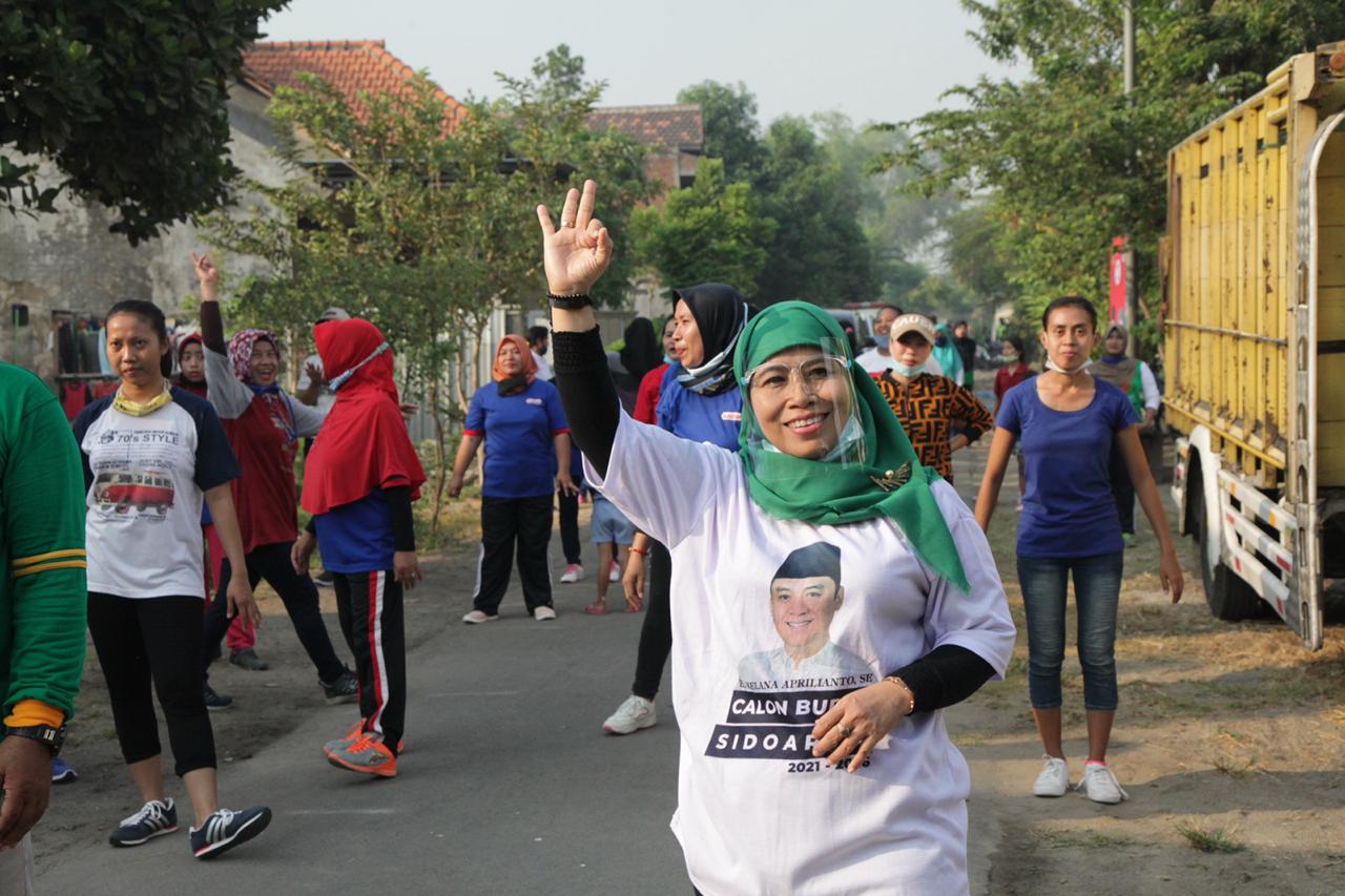 Komunitas Senam Desa Kendalsewu Kecamatan Tarik Pilih Kelana Aprilianto - Dwi Astutik