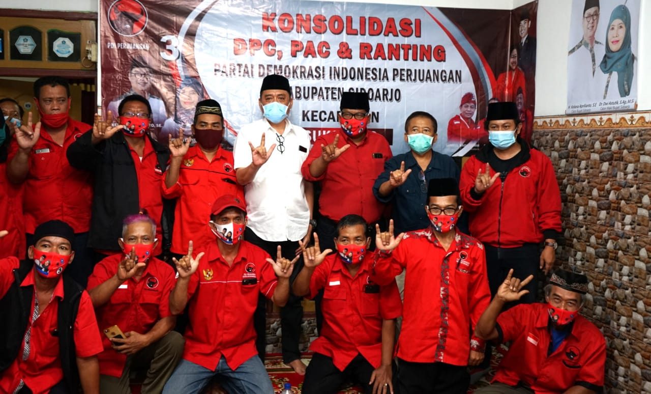 Hadiri Konsolidasi, Bambang DH Pastikan PDI Perjuangan Solid Untuk Kelana Aprilianto – Dwi Astutik