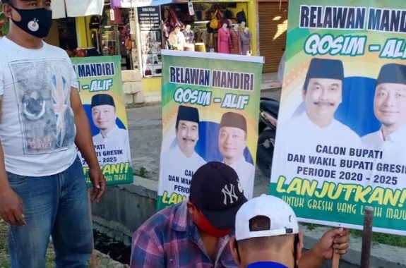 KPU Cetak  2.154 APK Paslon Pilkada Gresik