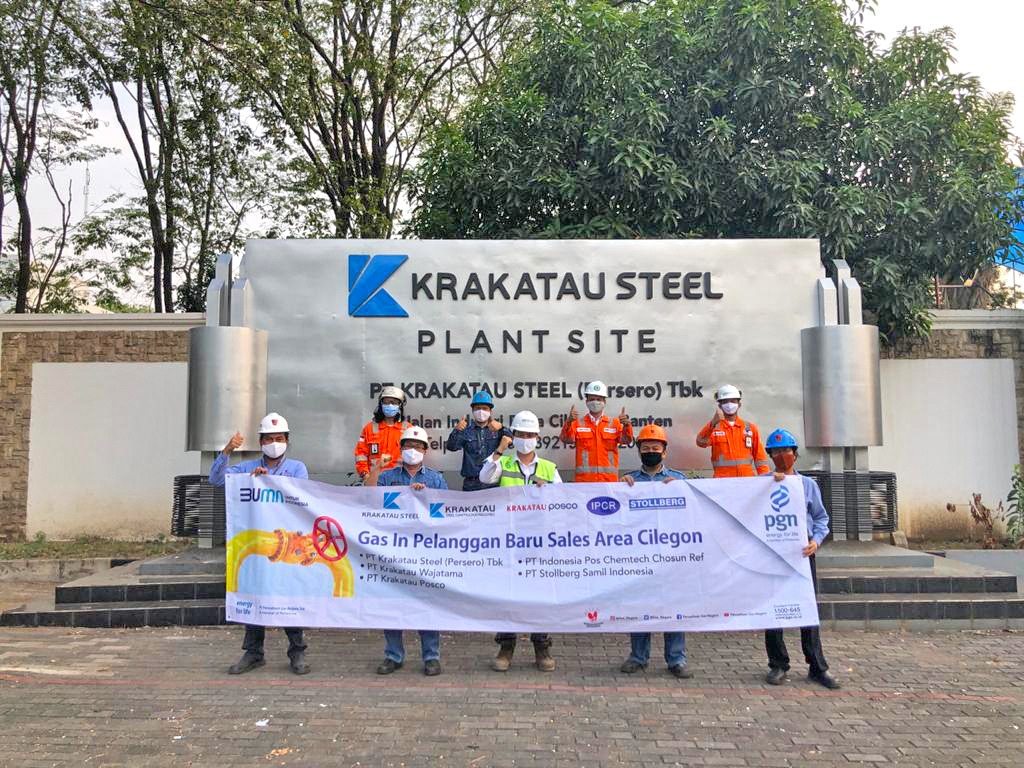 PGN Mulai Salurkan Gas Untuk 5 Pelanggan Perusahaan Baja dan Logam