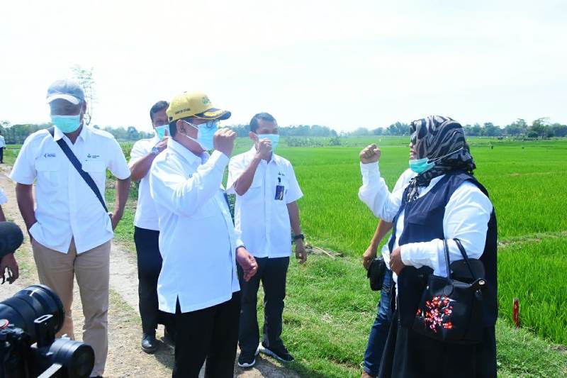 Dirut PG Ajak Jajaran Blusukan ke Gudang dan Kios Pupuk Petrokimia Gresik