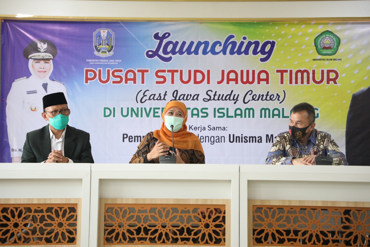 Bukan Surabaya, Pusat Studi Jawa Timur Diresmikan Khofifah di Malang
