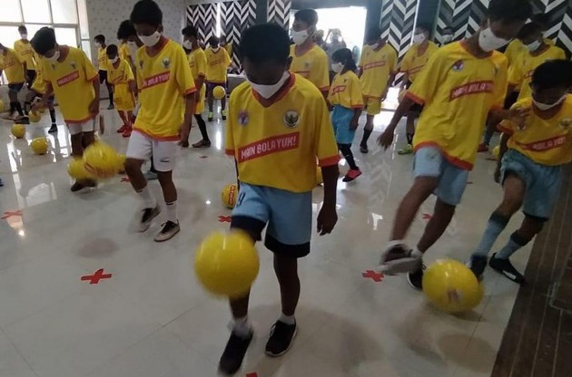 Kompetisi Adu Jugling Bola Diikuti 310 Anak dari Seluruh SSB Lamongan