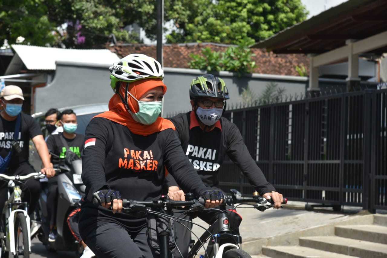 Gowes Sambang Jember, Gubernur Khofifah Dorong Pemulihan Ekonomi