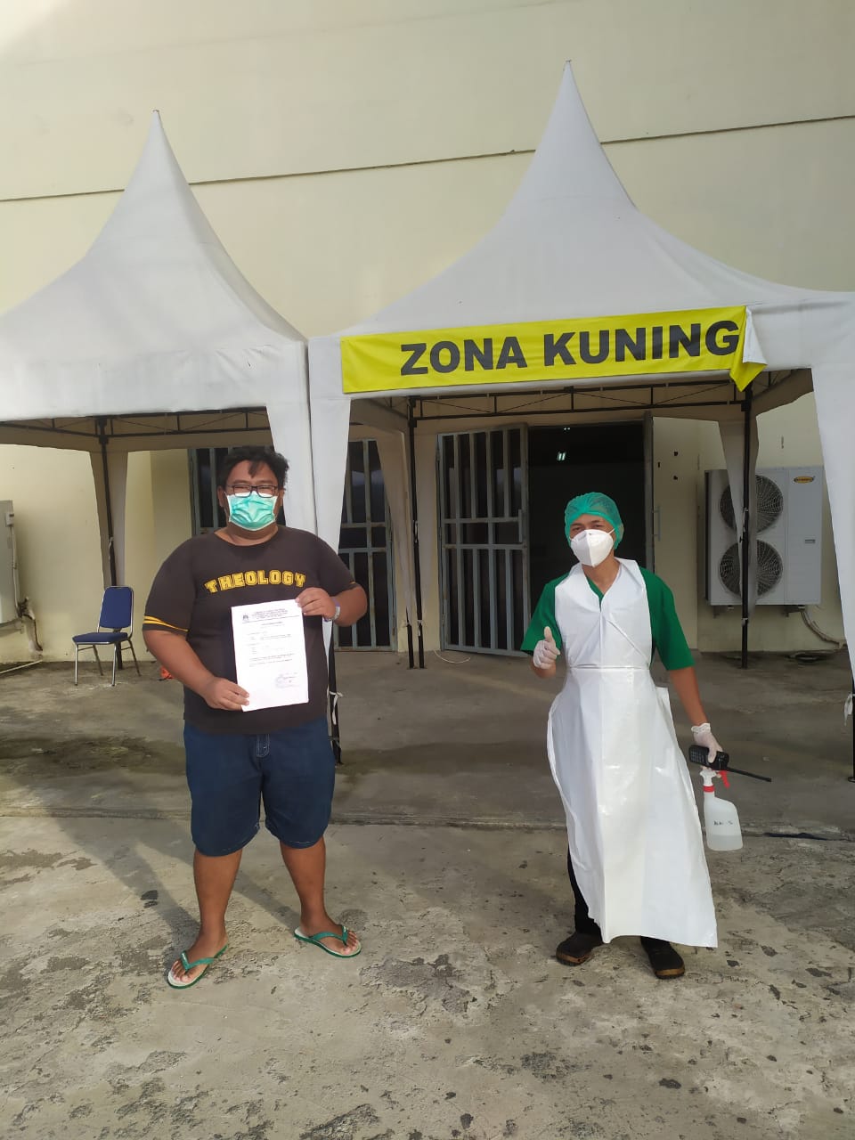 Pasien Sembuh Positif Covid-19 Naik, Pasien G-Jos Pulang Dibekali Surat Keterangan Sembuh 