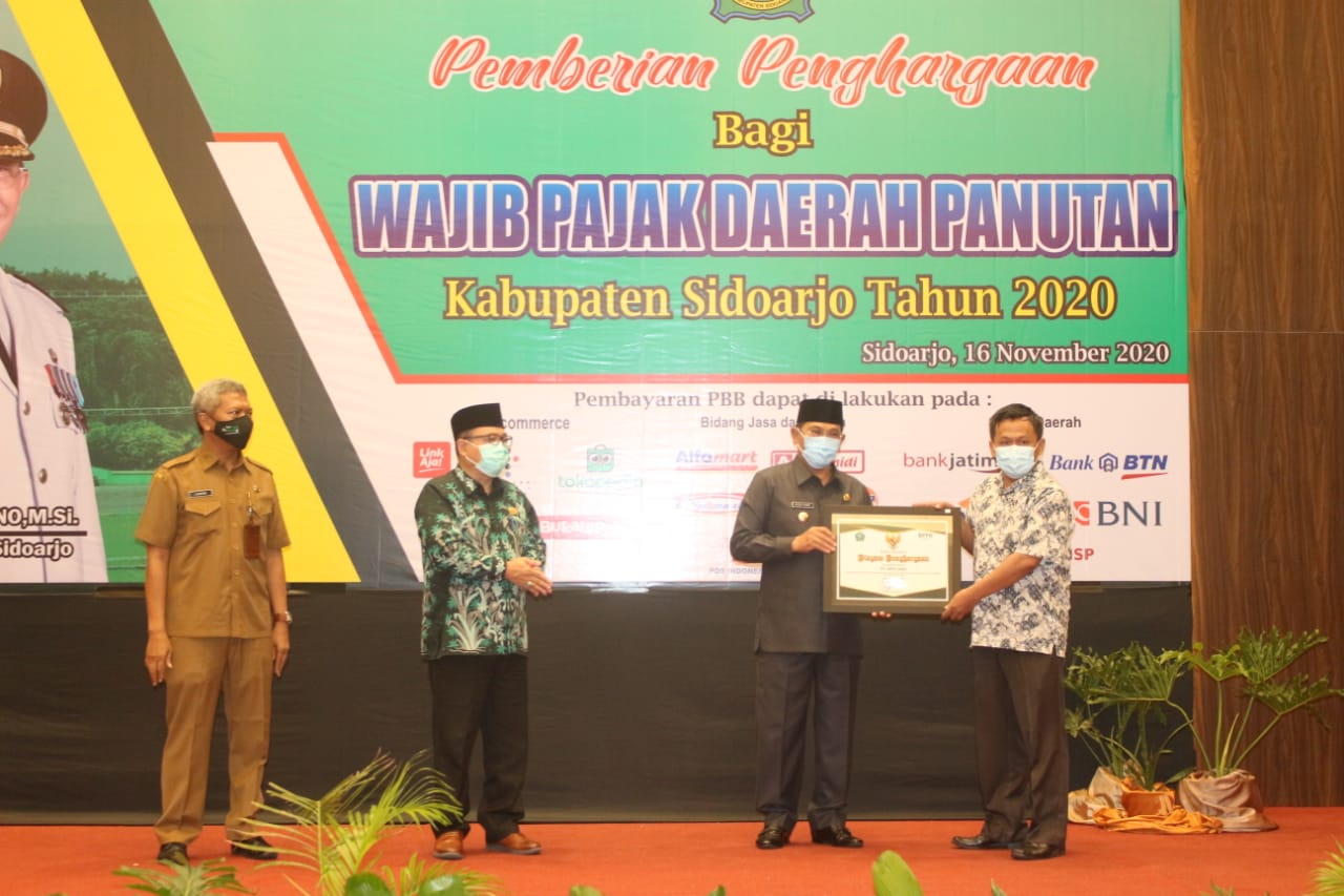 Realisasi Target Pendapatan Daerah Sidoarjo Tahun 2020 Cukup Tinggi