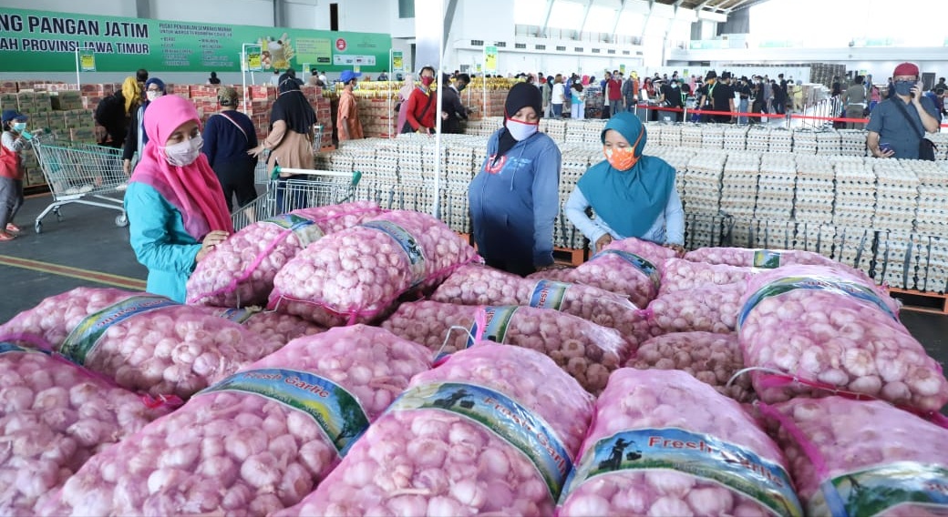 Lumpaja Berkontribusi Kontrol Inflasi Jatim di Tengah Pandemi Covid-19