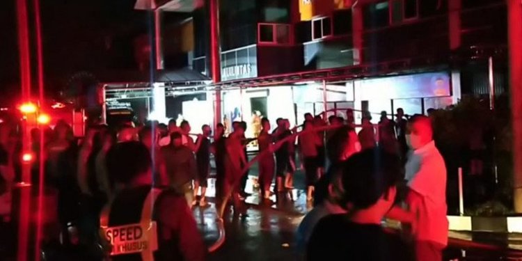 Gedung RTMC Polda Jatim Terbakar, Layanan STNK Tetap Buka