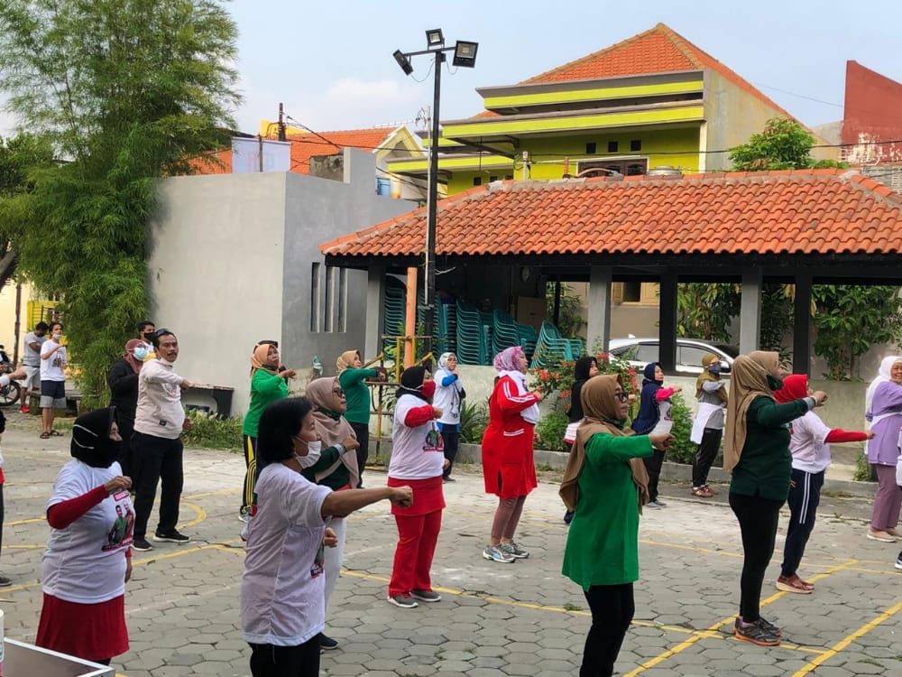 Olah Raga Bareng, Warga Sidokumpul Yakin QA Menang Tebal