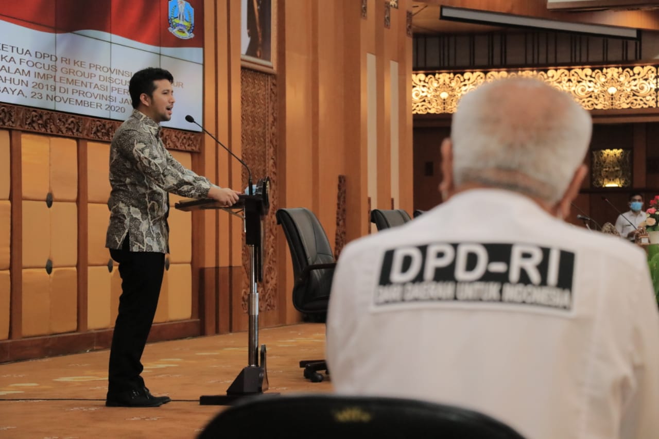 Wagub Emil Dardak Apresiasi Dukungan DPD RI Atas Pola Pembiayaan Investasi Skema KPBU