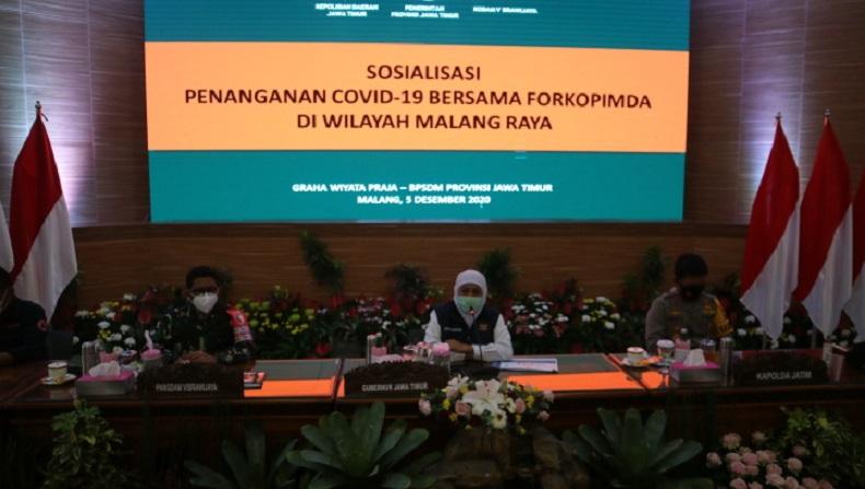 Batu, Situbondo, Jombang dan Situbondo Kembali Merah, Khofifah : Kita Harus Kerja Keras kembali