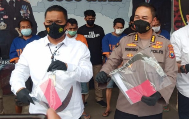 Empat Anggota Komplotan Garong Rumah Mewah Lumajang Dibekuk Polda Jatim