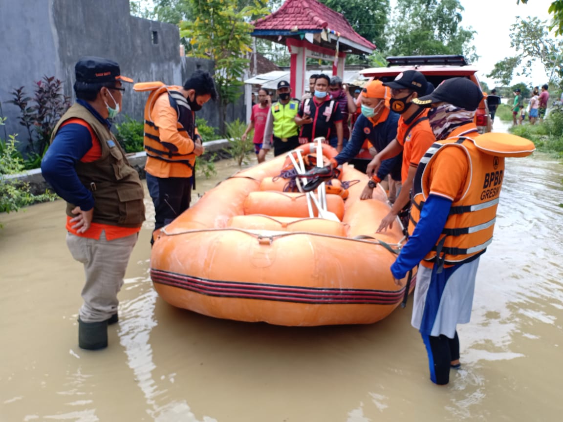 Lagi, Korban Banjir Kali Lamong Kali Ini Seorang Kakek di Desa Dungus Kecamatan Cerme