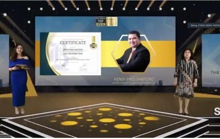 Sukses Pimpin Perusahaan, Dirut SIG Hendi Prio Santoso Dinobatkan Sebagai CEO Terbaik Ajang Top BUMN Award 2020