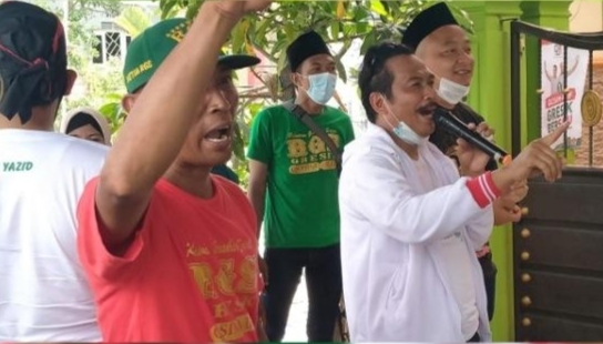 Gencar Sosialisasikan Qosim-Alif ke Masyarakat, RGS Menganti Optimis Menang