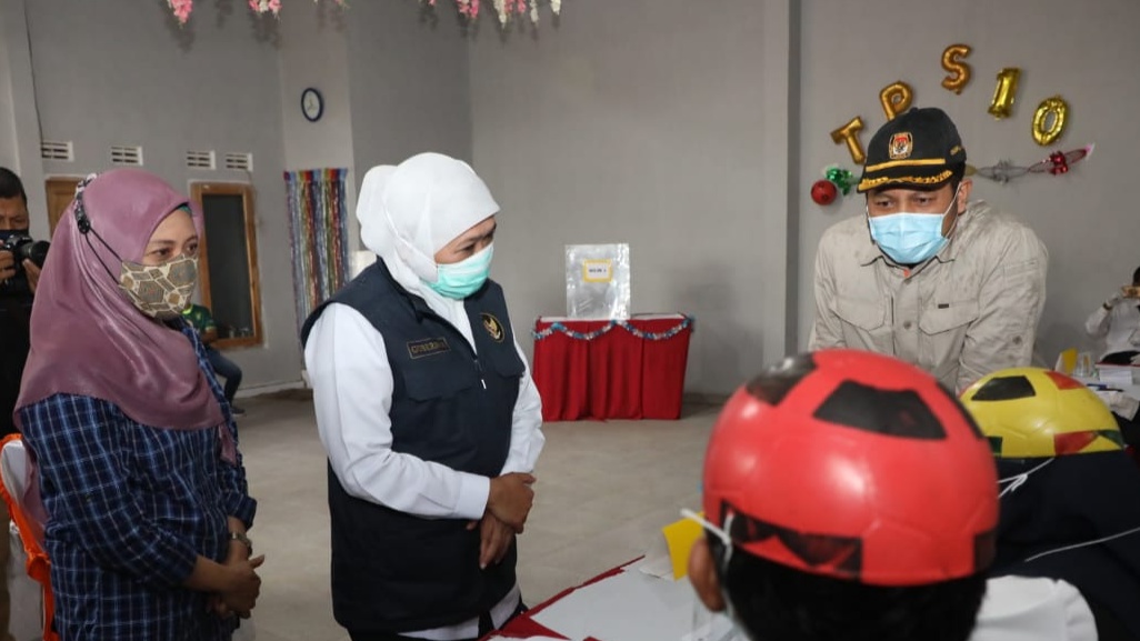 Khofifah Klaim Pilkada Serentak 2020 di Jatim Aman dan Kondusif