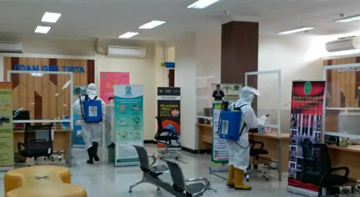 Ada Kabid Meninggal Terpapar Covid, Kantor DPM-PTSP Gresik Disterilkan