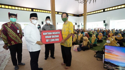 Guru Swasta TK, Paud dan Diniyah di Banyuwangi Terima Insentif