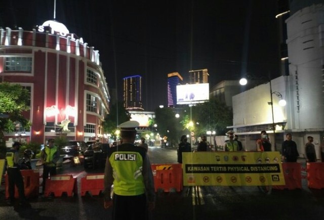 Surabaya Perpanjang PPKM, Jalan Darmo -Tunjungan Tutup di Akhir Pekan
