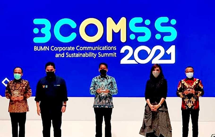 PGN Raih Penghargaan Media Relations Management dari Menteri BUMN di Ajang BCOMSS