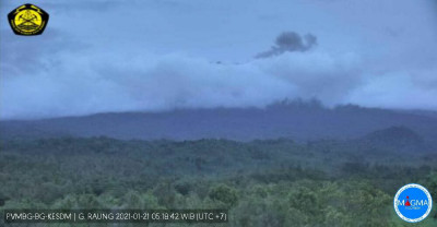 Aktivitas Meningkat, Status Gunung Raung Naik Jadi Waspada